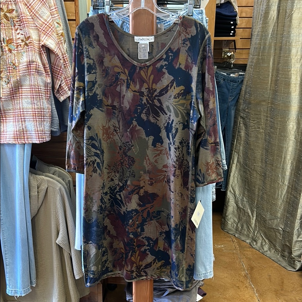 Floral Print Tunic Dress
